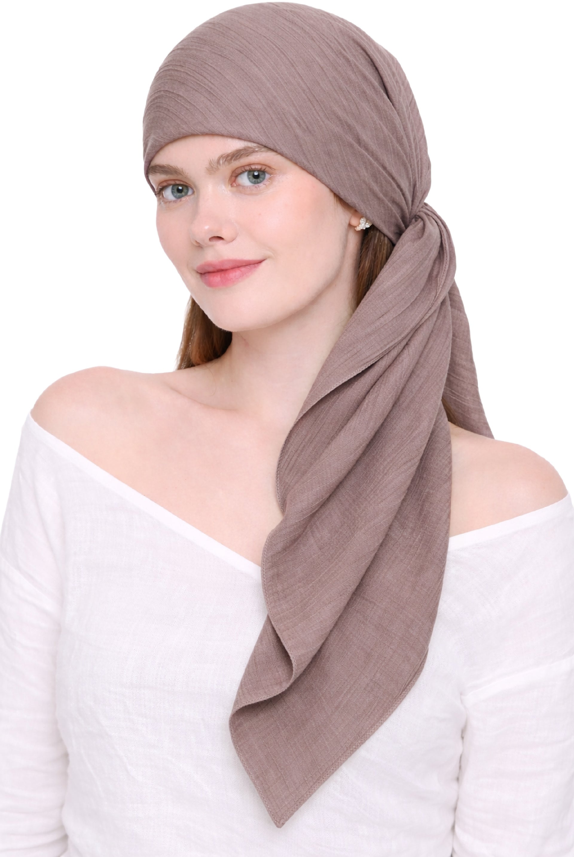 SOFT VISCOSE SQUARE HEAD SCARF for Hair Loss