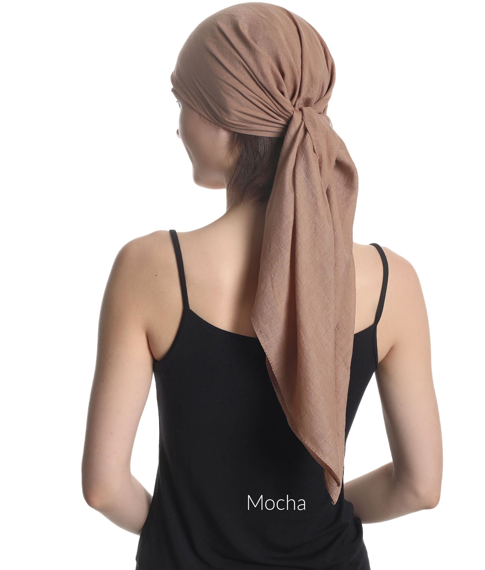 SOLID SQUARE HEAD SCARF for Hair Loss