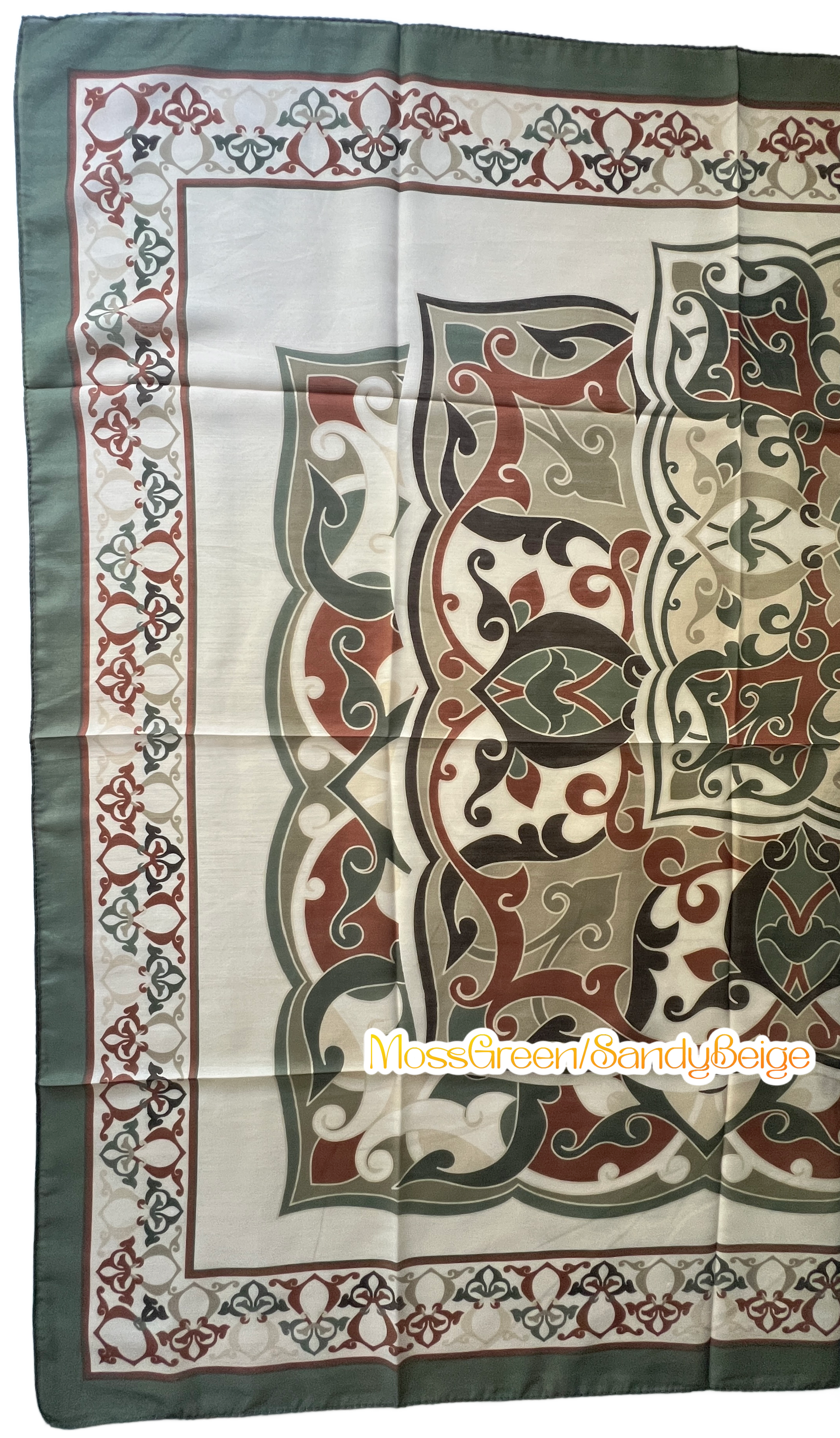 DIGITAL PRINT SCARF for Hair Loss