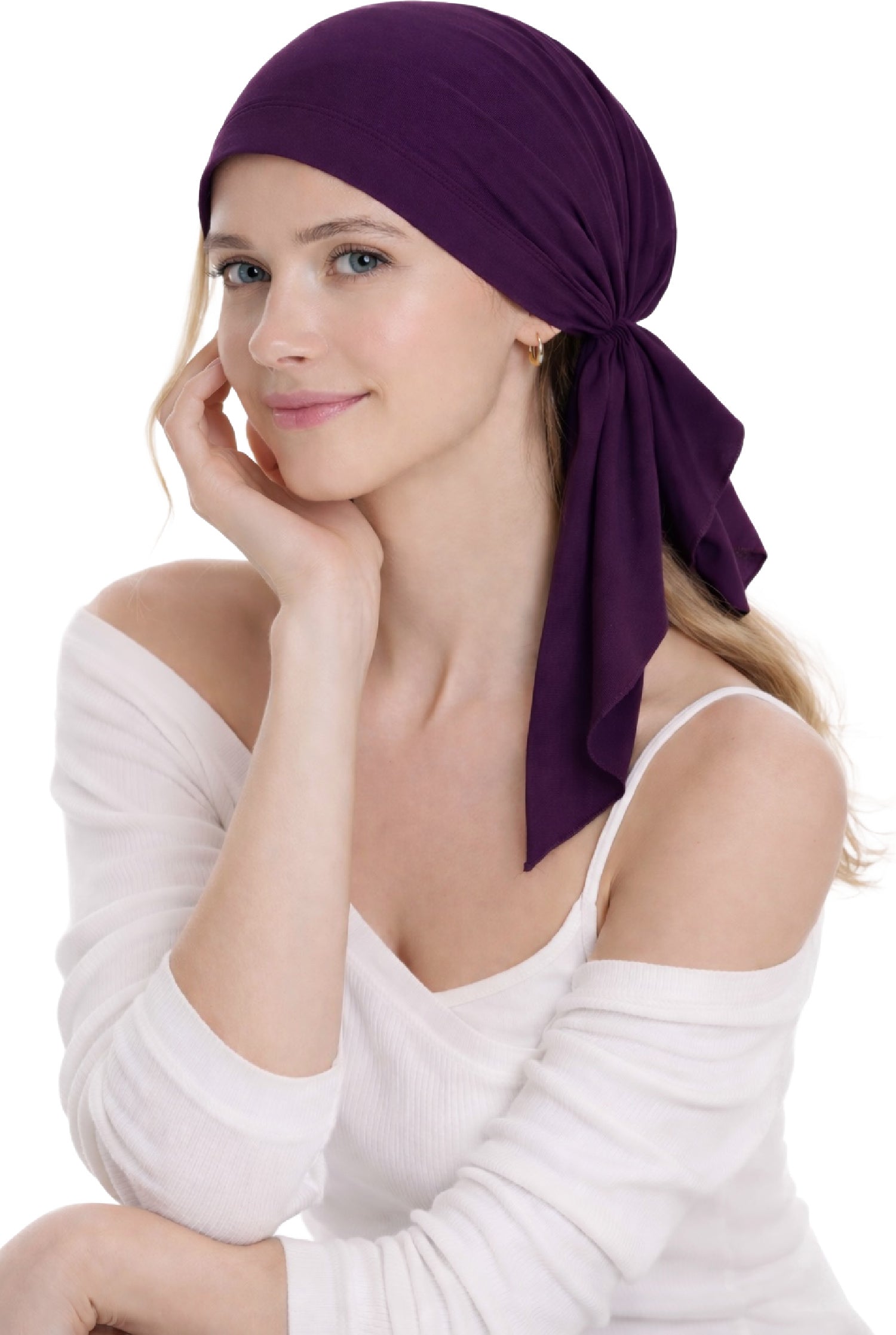 Bamboo Chemo Bandana - Pre-Tied Headwear for Hair Loss