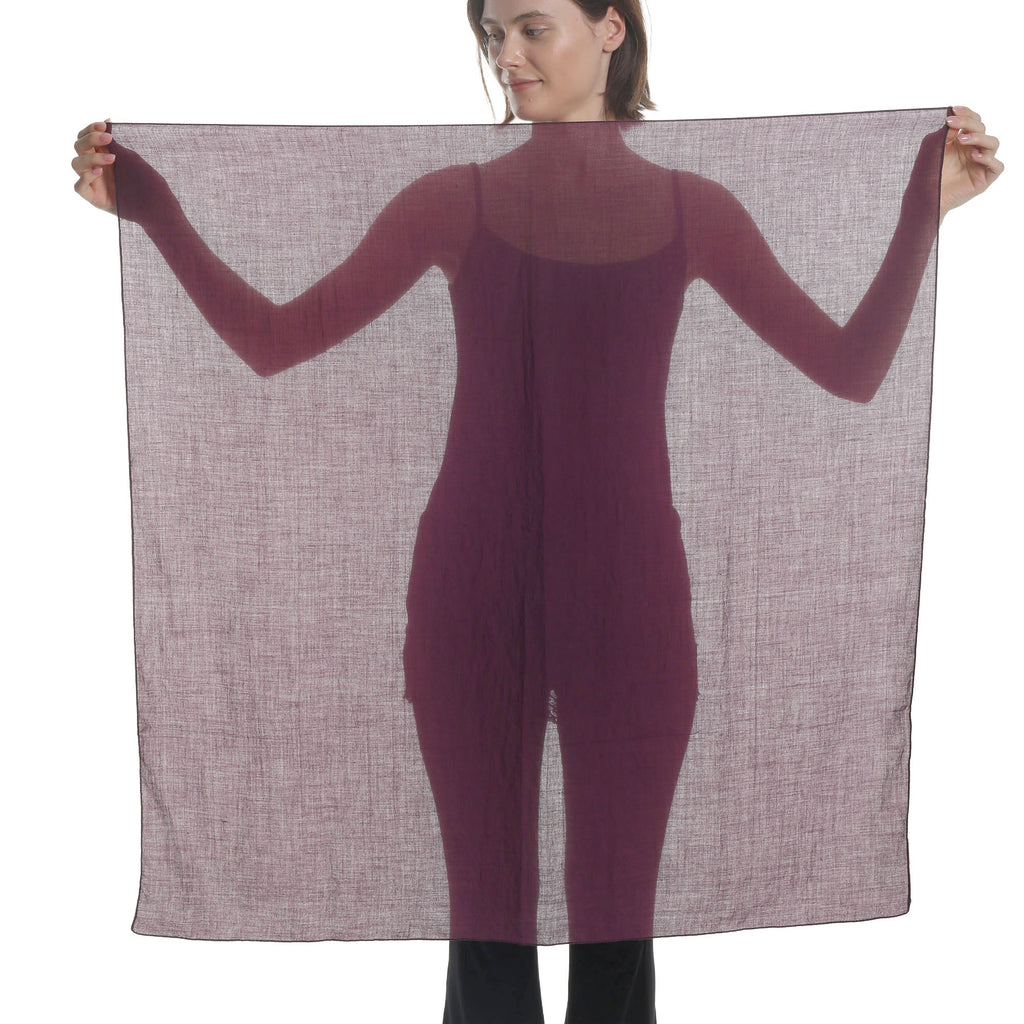 SQUARE HEAD SCARF, Large Viscose Head Scarves