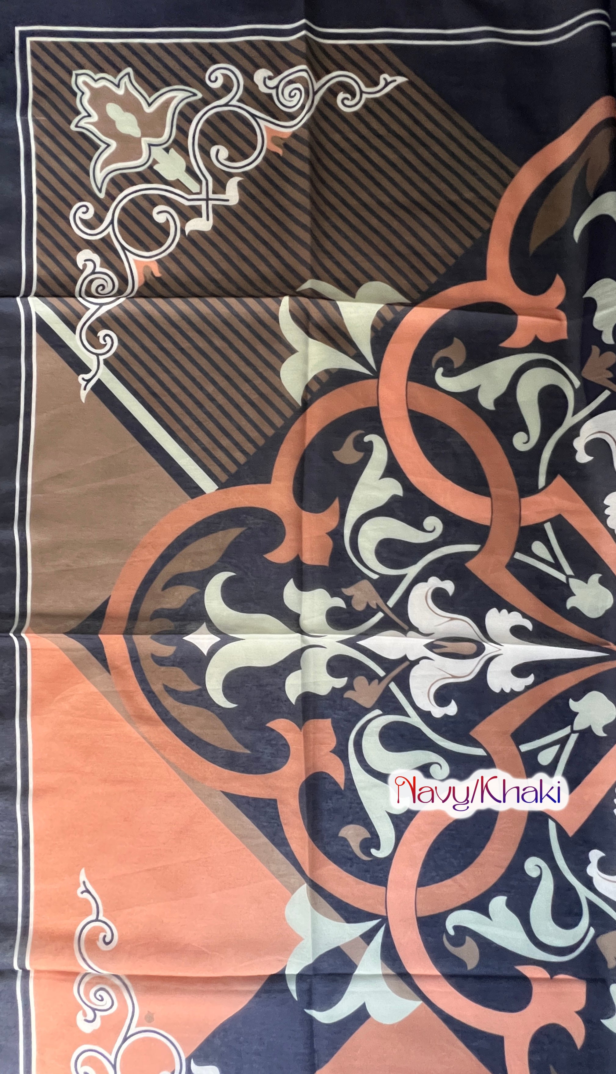 DIGITAL PRINT SCARF for Hair Loss