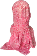 Cotton Chemo Scarf - Everyday Square Head Scarf for Hair Loss