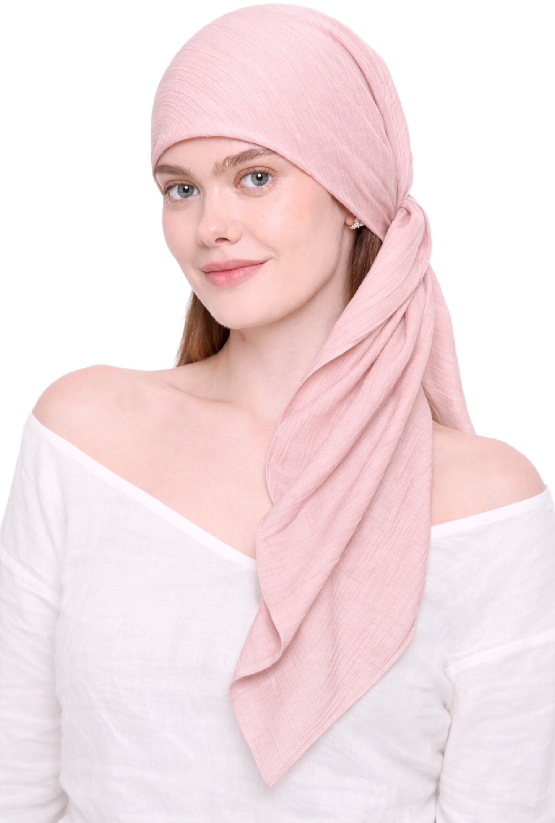 SOFT VISCOSE SQUARE HEAD SCARF for Hair Loss