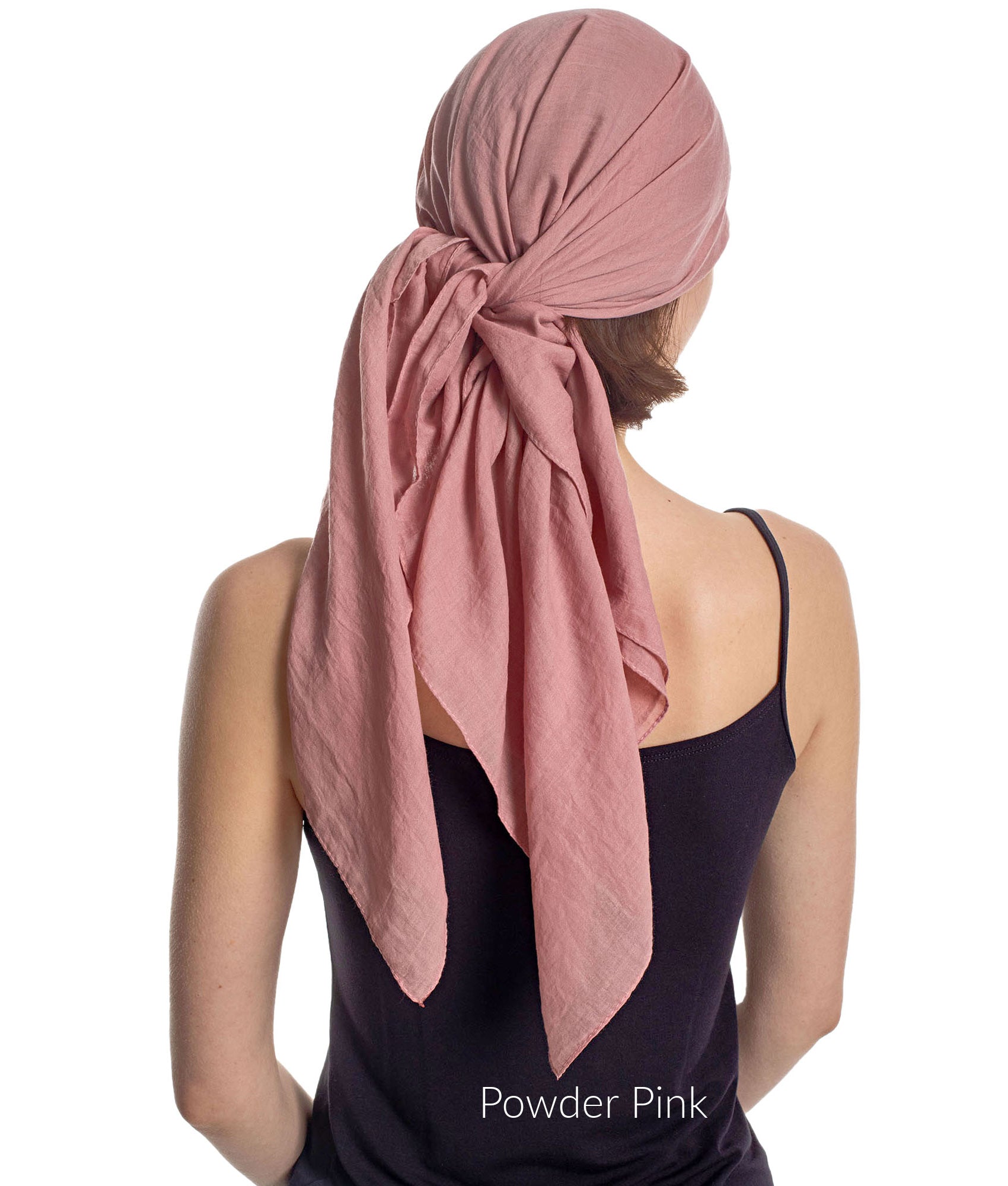 SOLID SQUARE HEAD SCARF for Hair Loss