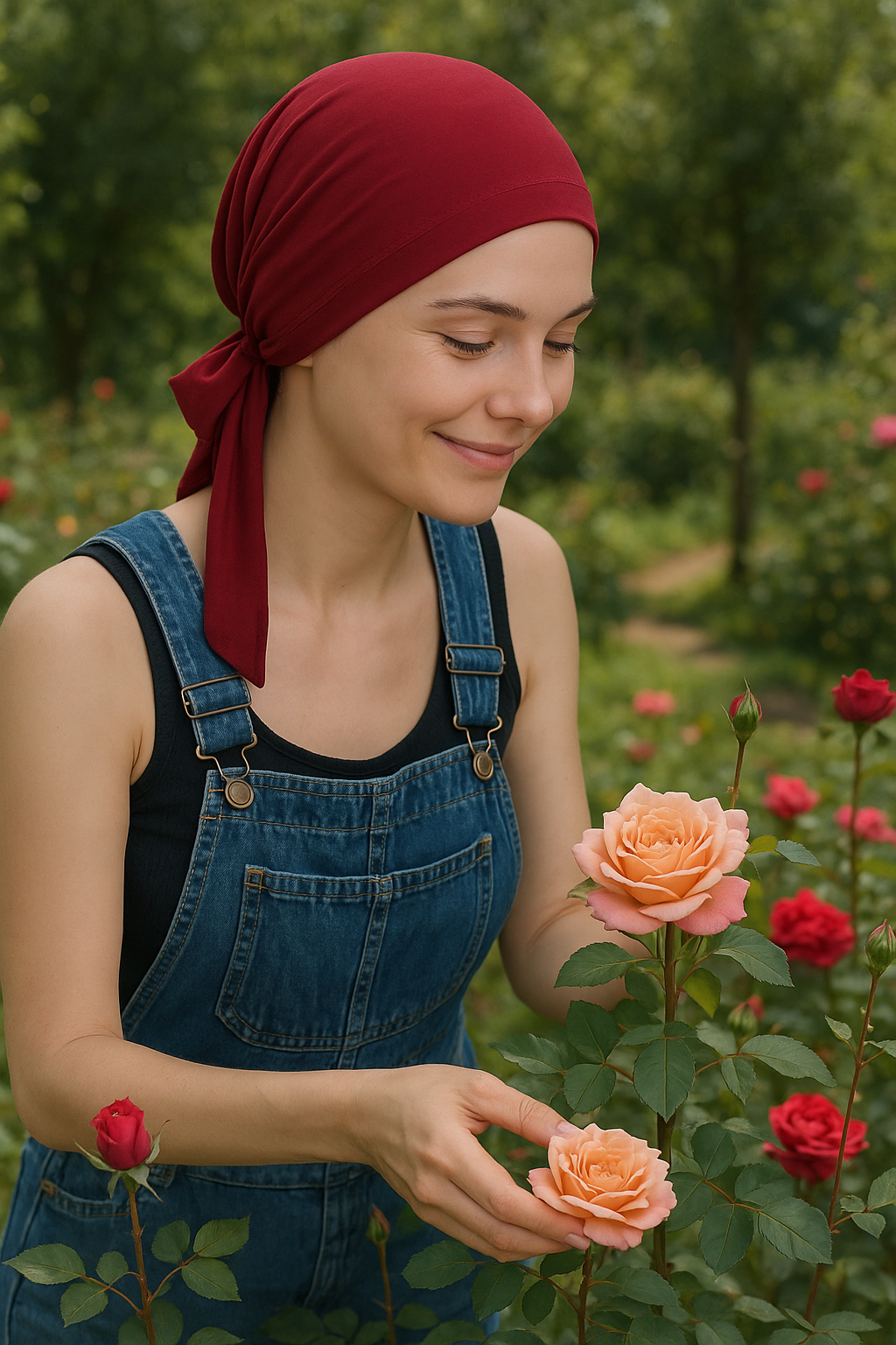 Bamboo Chemo Bandana - Pre-Tied Headwear for Hair Loss