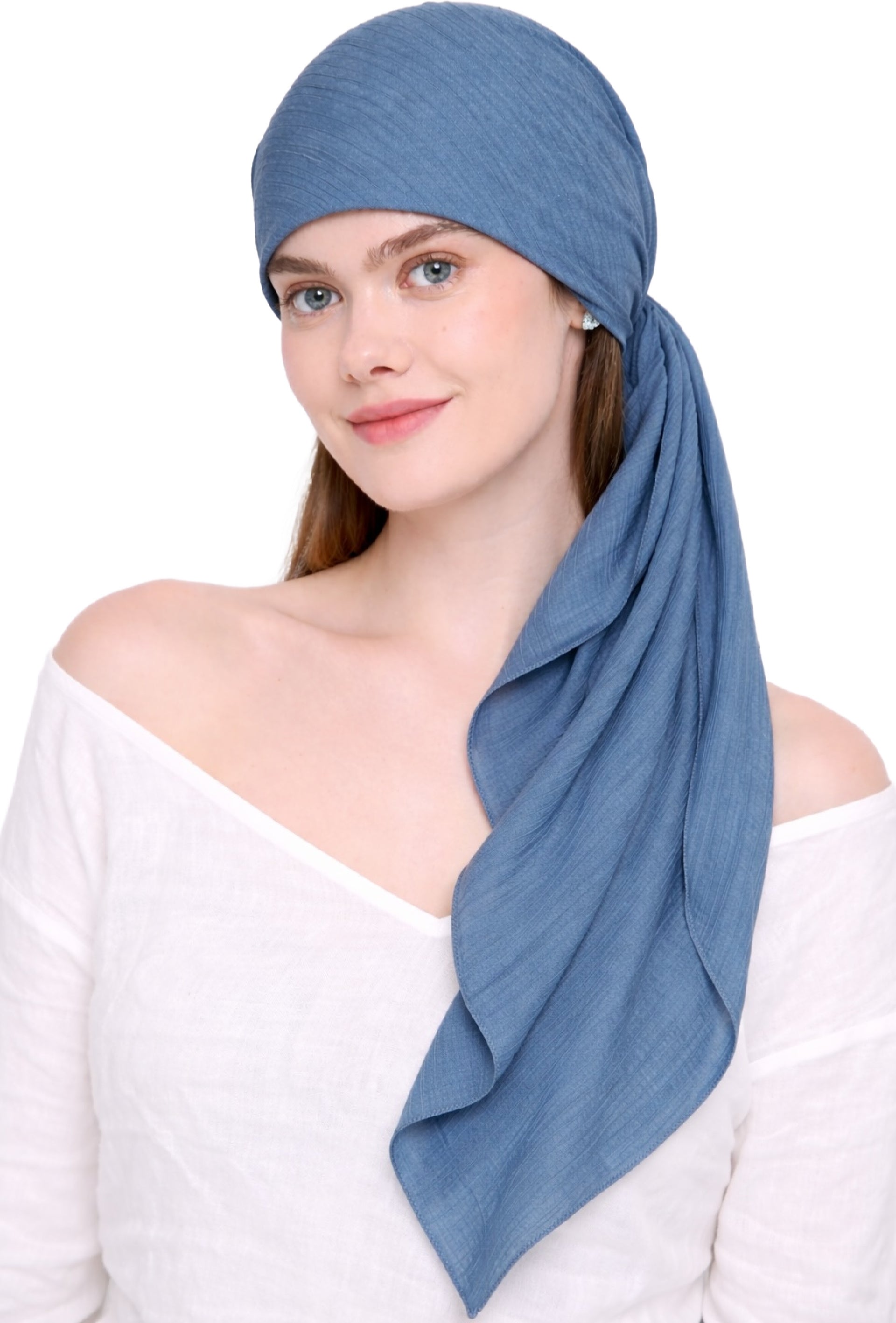 SOFT VISCOSE SQUARE HEAD SCARF for Hair Loss