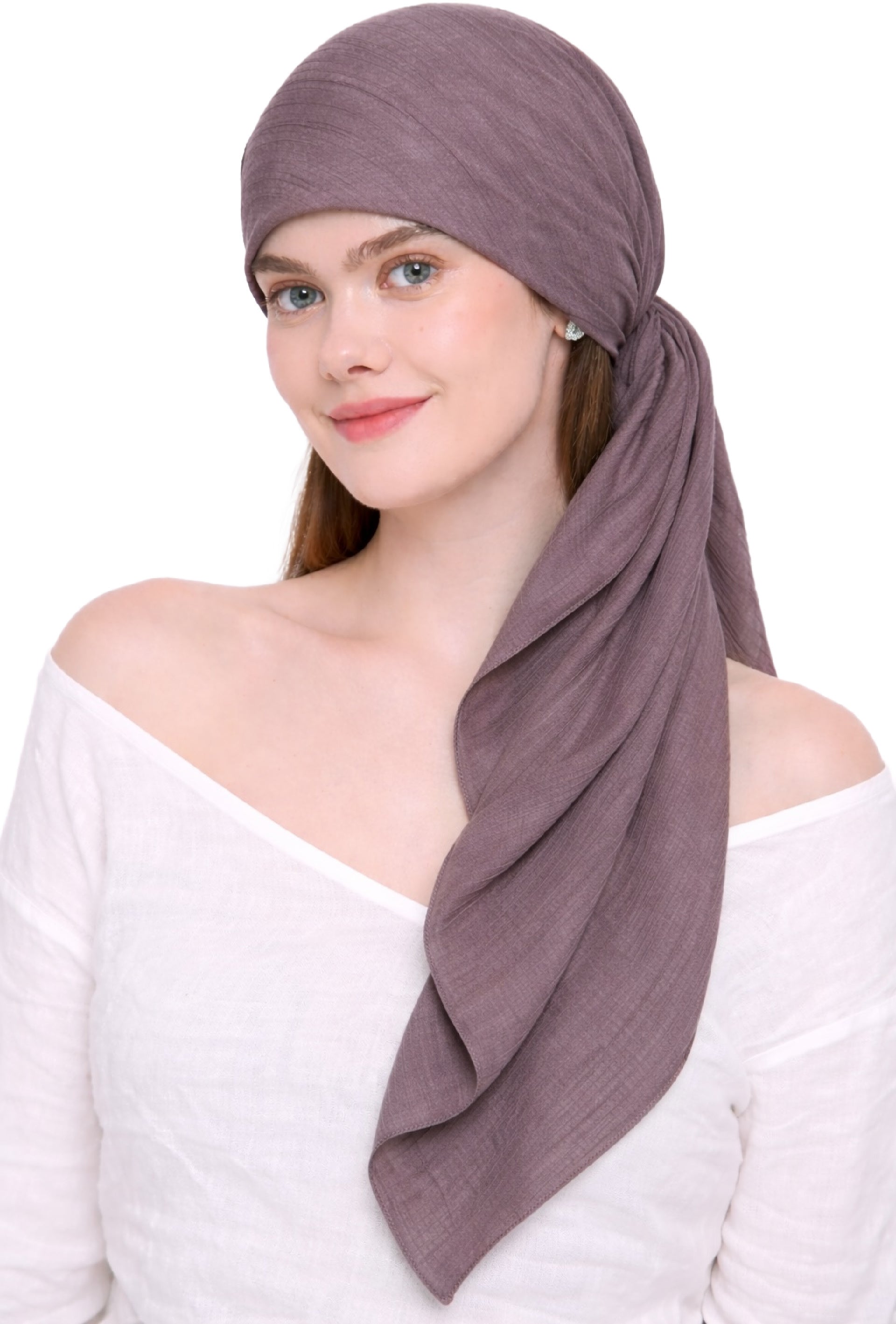 SOFT VISCOSE SQUARE HEAD SCARF for Hair Loss