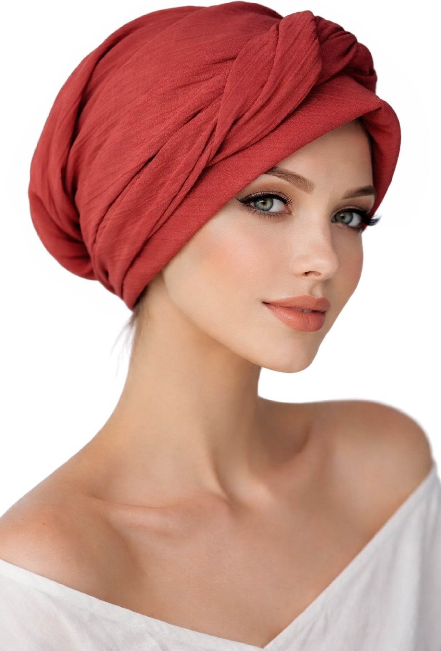 EASY TIE pre-sew COTTON HEAD SCARF for Hair Loss
