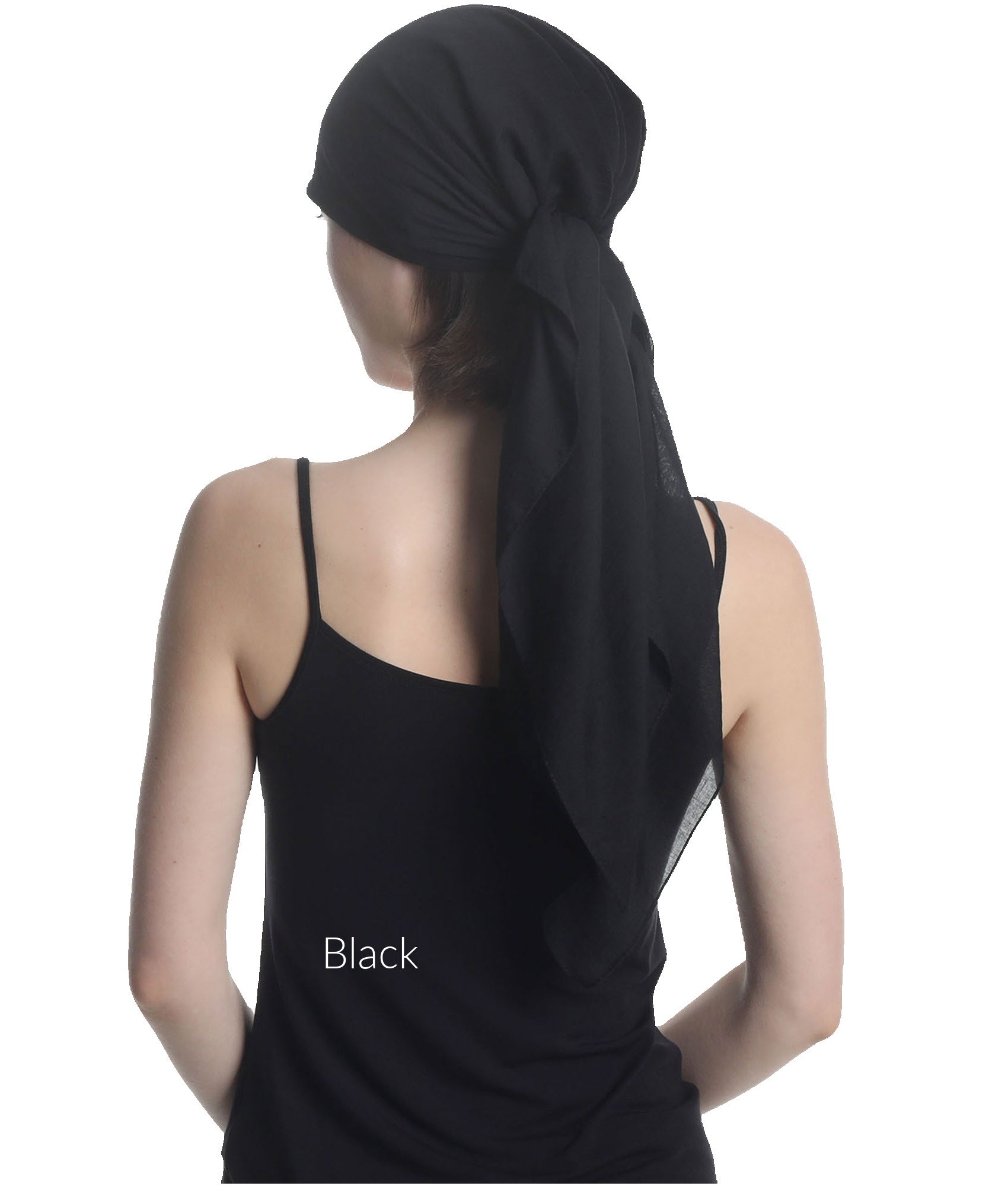 SOLID SQUARE HEAD SCARF for Hair Loss