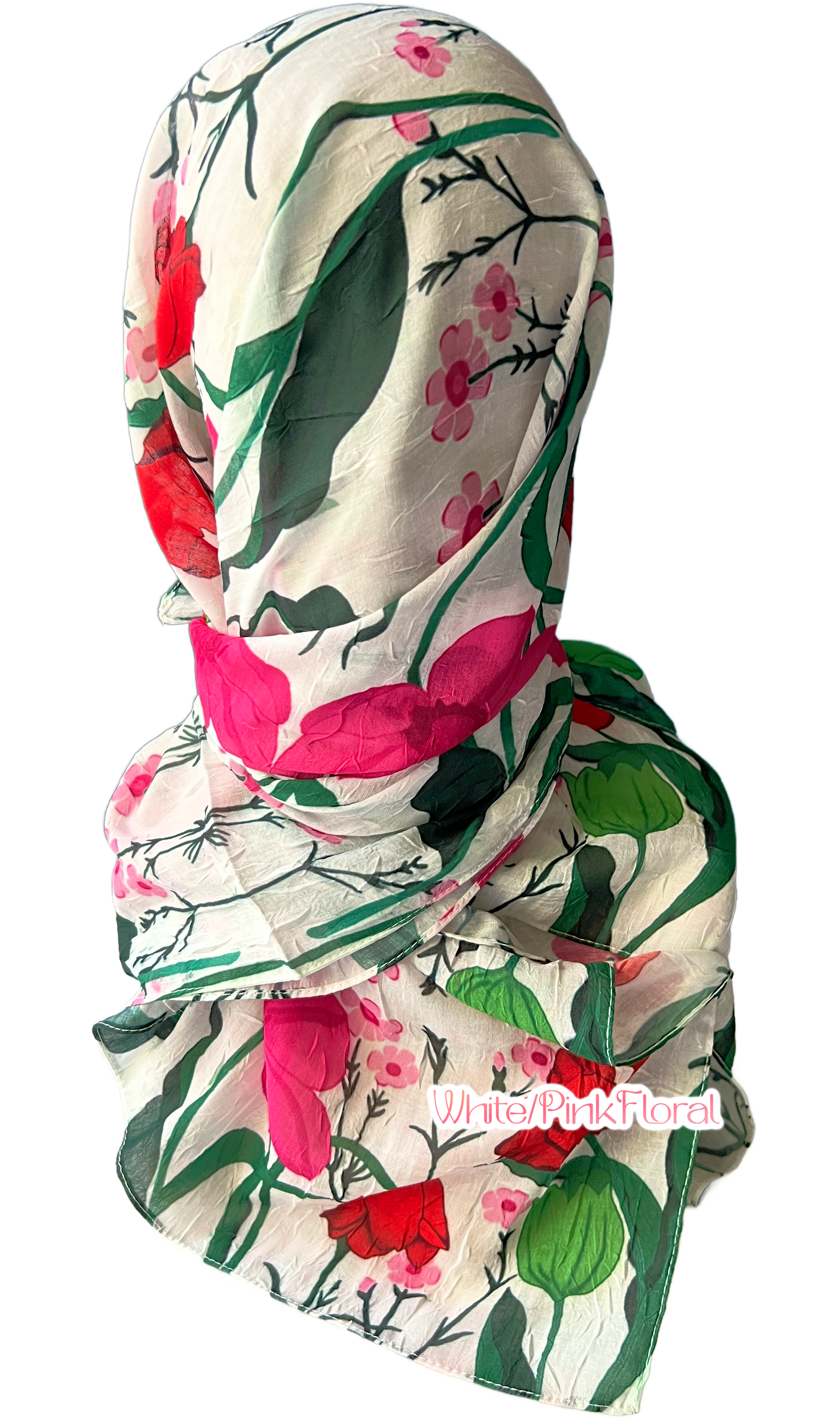 DIGITAL PRINT SCARF for Hair Loss