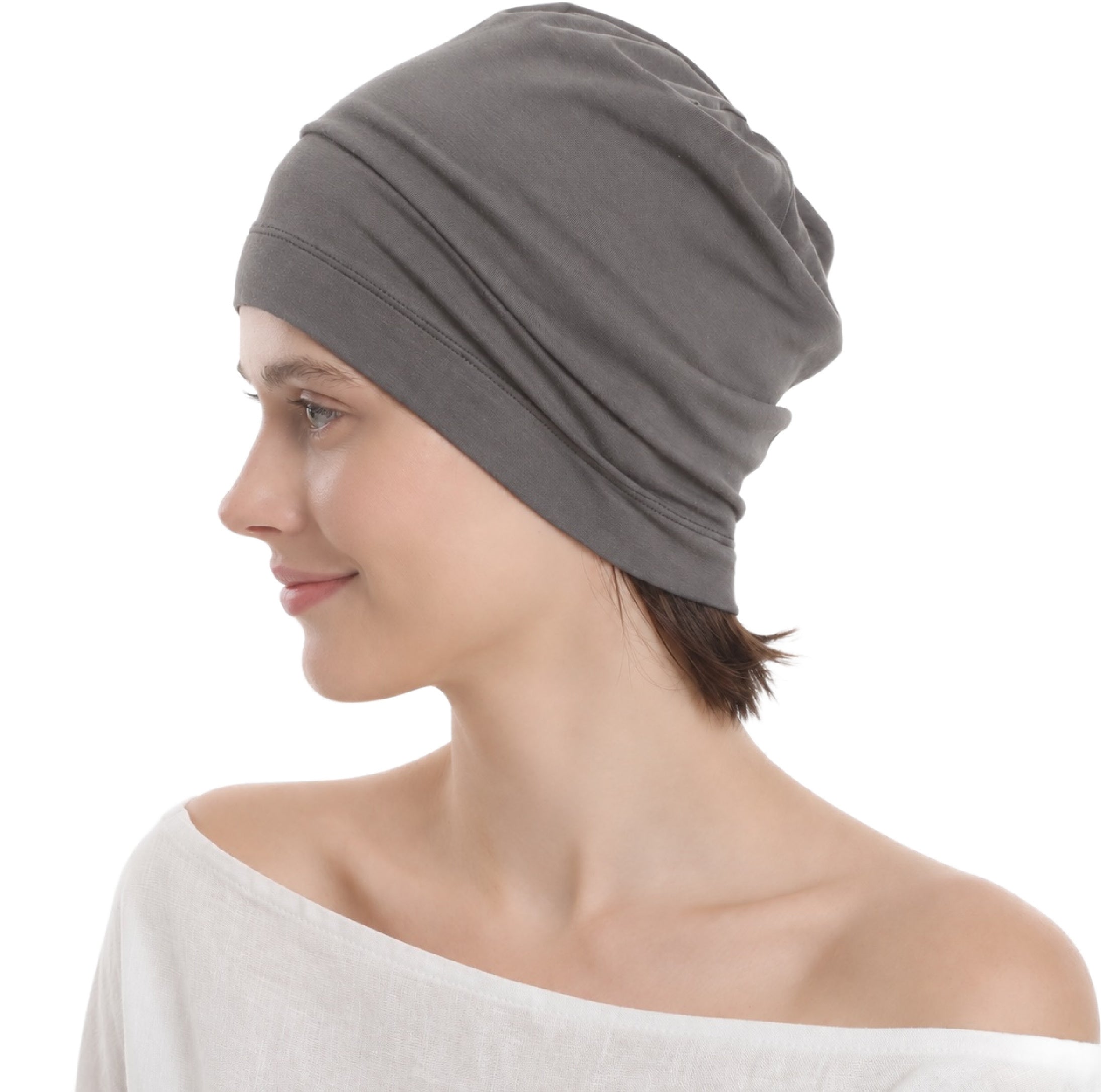 BAMBOO UNISEX BEANIE - Sleep Cap for Hair Loss