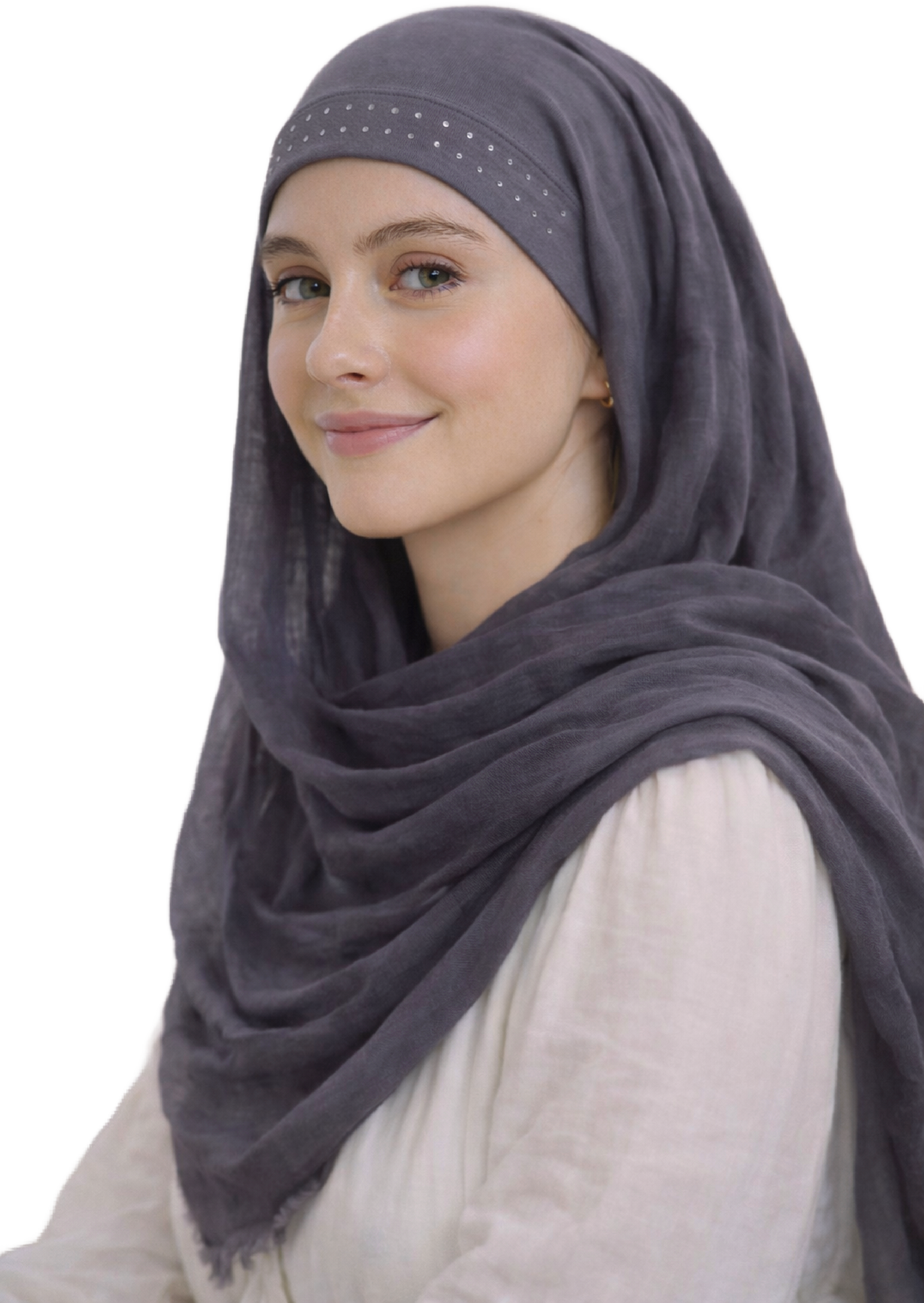 Bamboo Chemo Cap - Essential Jeweled Sleep Cap for Hair Loss