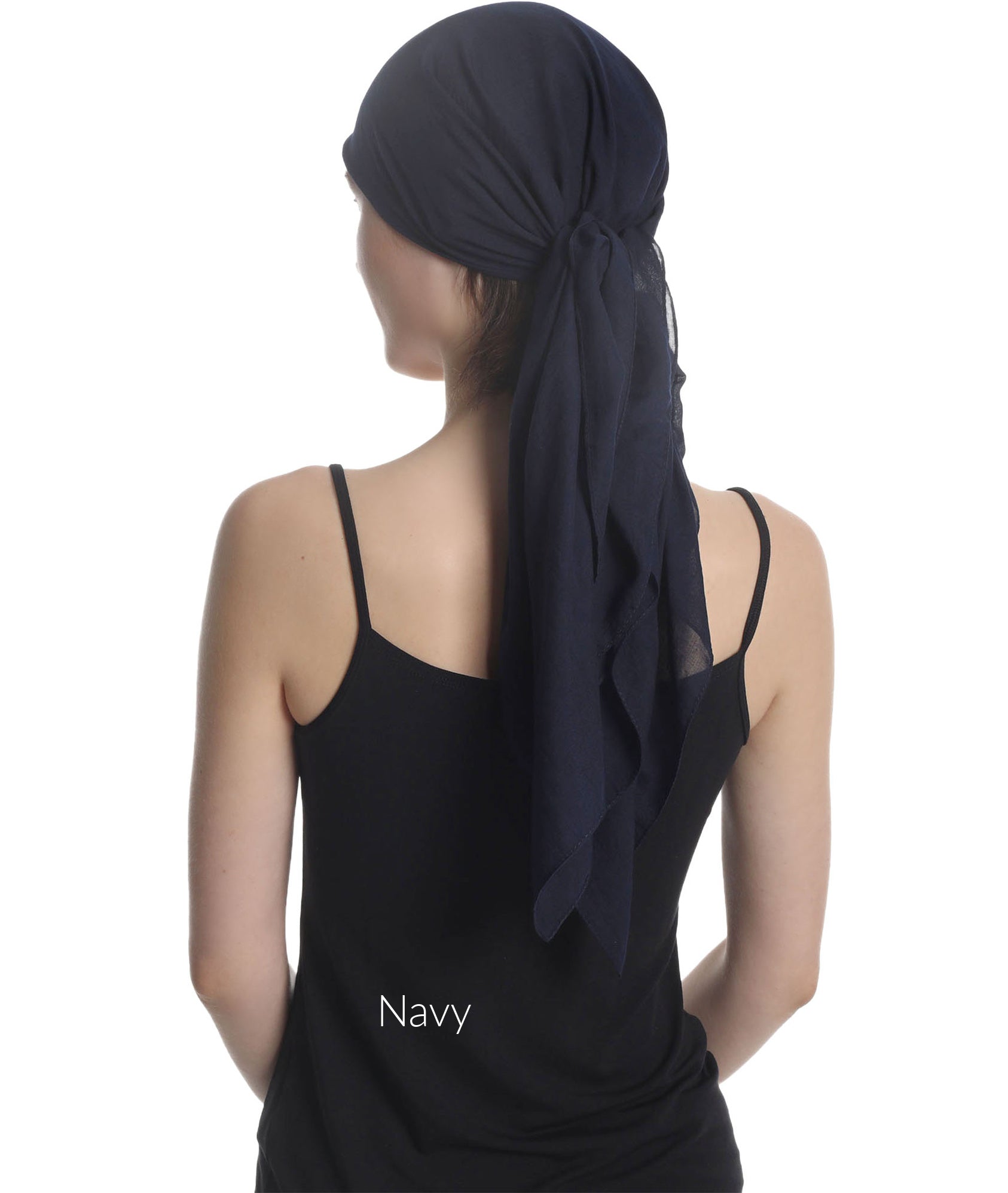 SOLID SQUARE HEAD SCARF for Hair Loss