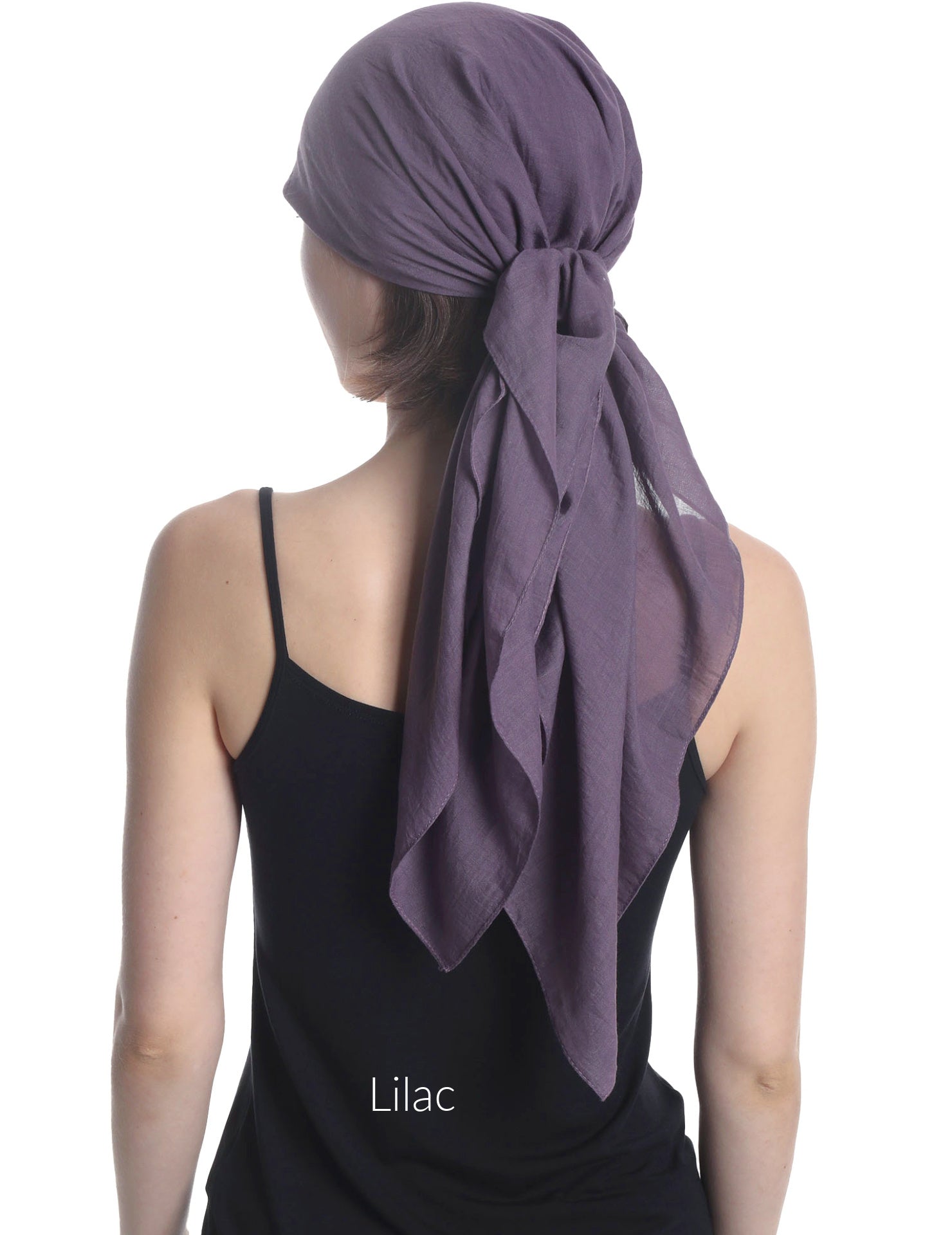 SOLID SQUARE HEAD SCARF for Hair Loss