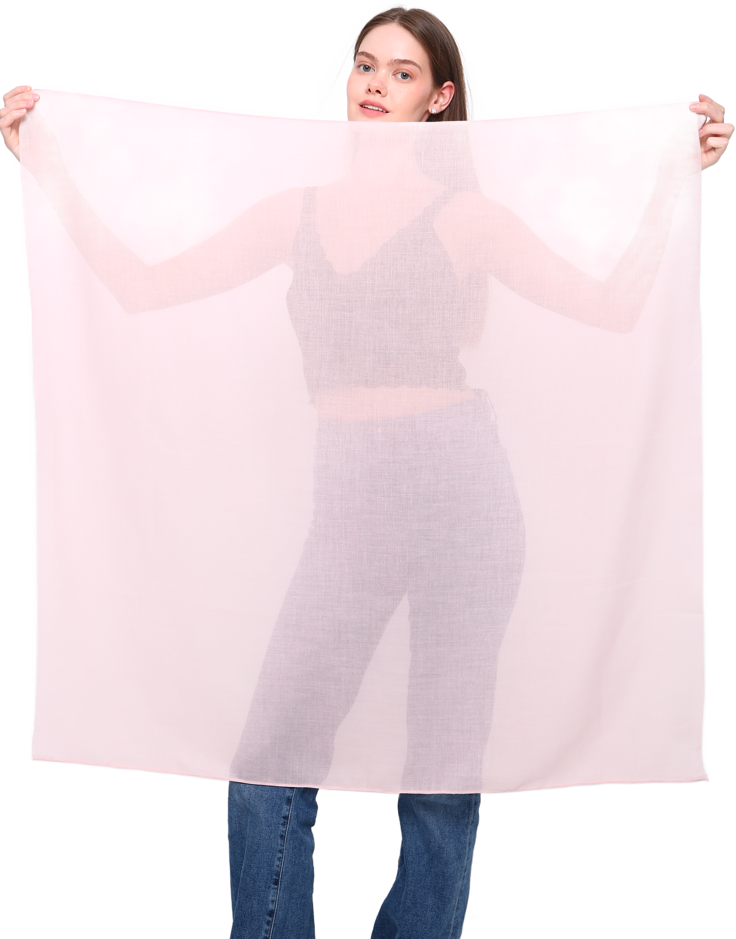 SEAMLESS SQUARE VISCOSE HEAD SCARF various colors, beautiful drape, soft and breathable with laser cut