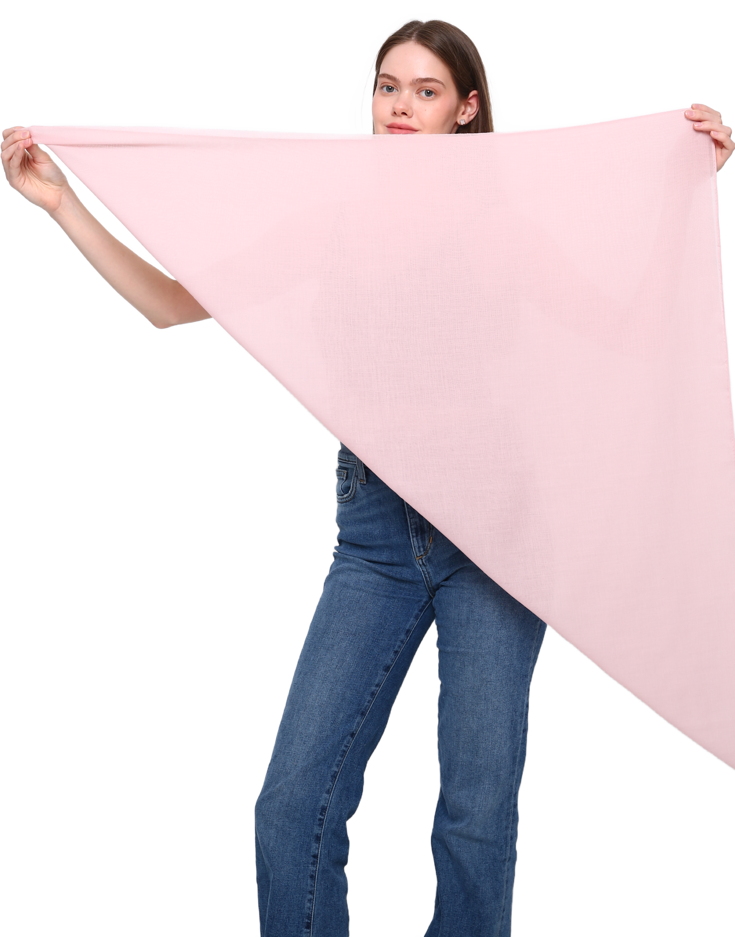 SEAMLESS SQUARE VISCOSE HEAD SCARF various colors, beautiful drape, soft and breathable with laser cut