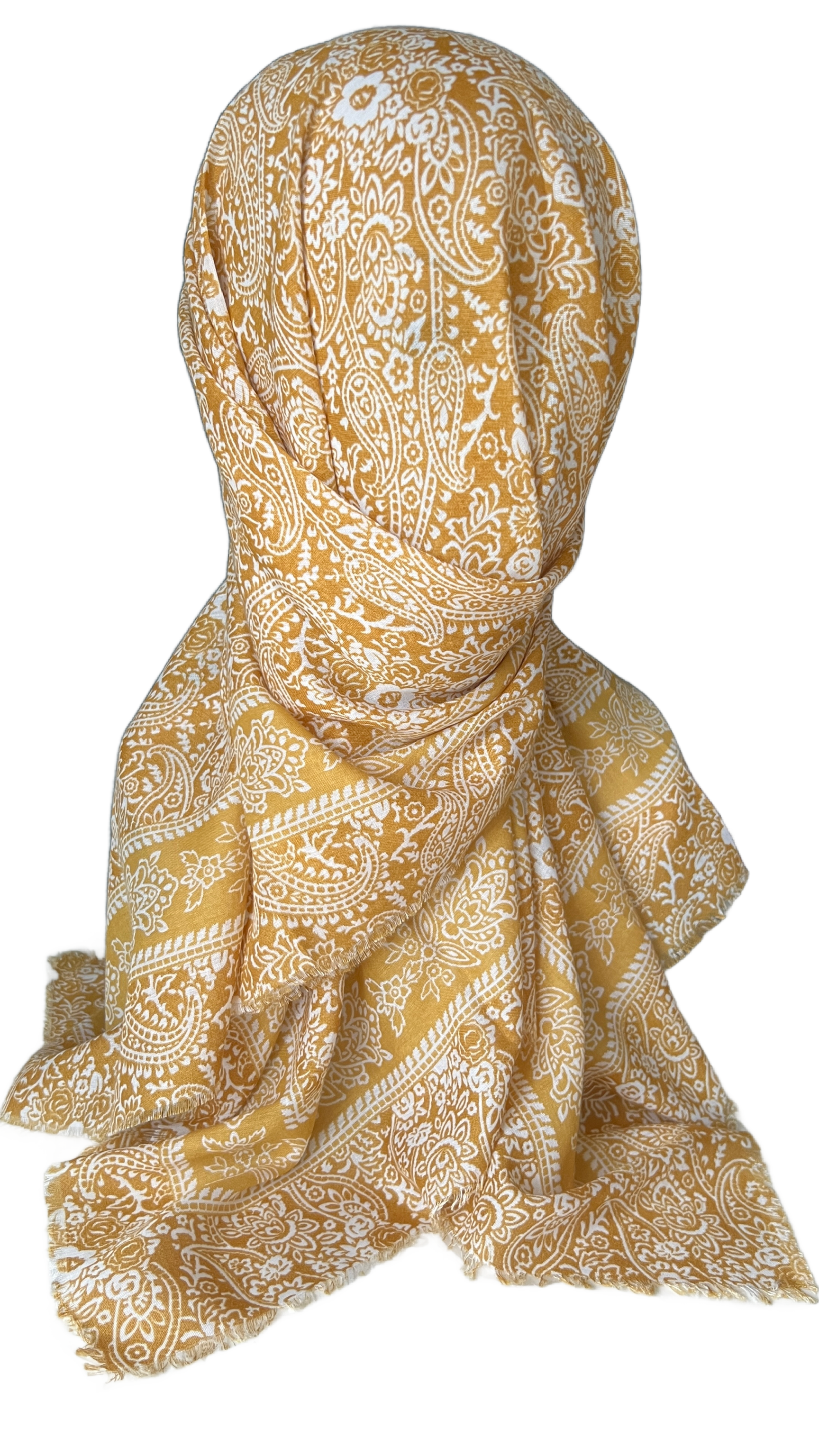 Cotton Chemo Scarf - Everyday Square Head Scarf for Hair Loss