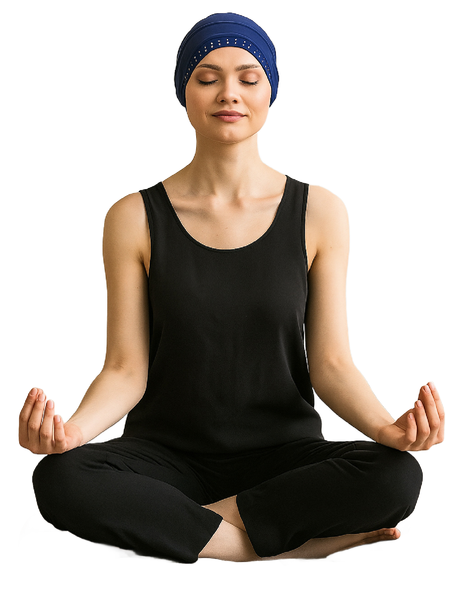 BAMBOO ESSENTIAL JEWELLED CAP Under Hat & Scarf, Sleep Cap